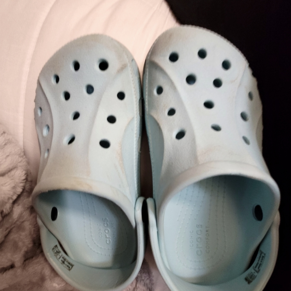 Girls Light blue crocs